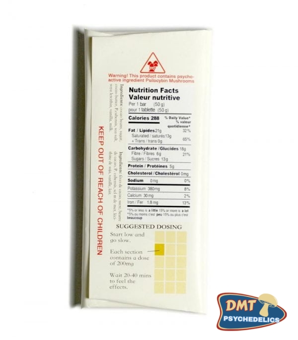 Seremoni Psilocybin Chocolate Bar Edibles (Sea Salt & Golden Teacher Mushrooms)